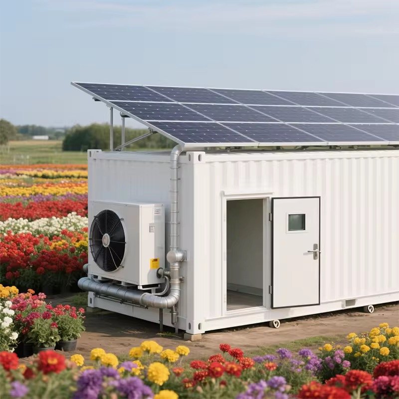 Chambre froide à énergie solaire