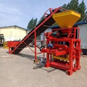 Machine de fabrication des blocs et pavé en ciment semi-automatique