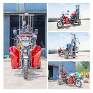 Foreuse de puits d'eau a trois roues de 200 mètres