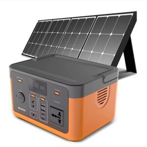 Générateur solaire portable batterie LigePO4 intégrée