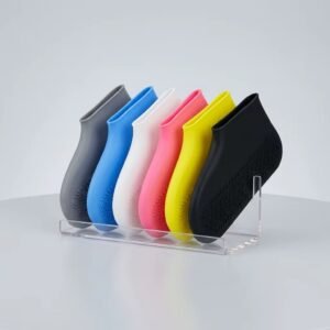Sur-chaussure réutilisable imperméable en silicone de protection contre la pluie